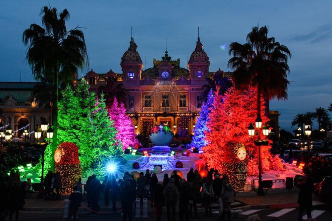 Luces de Navidad en Montecarlo