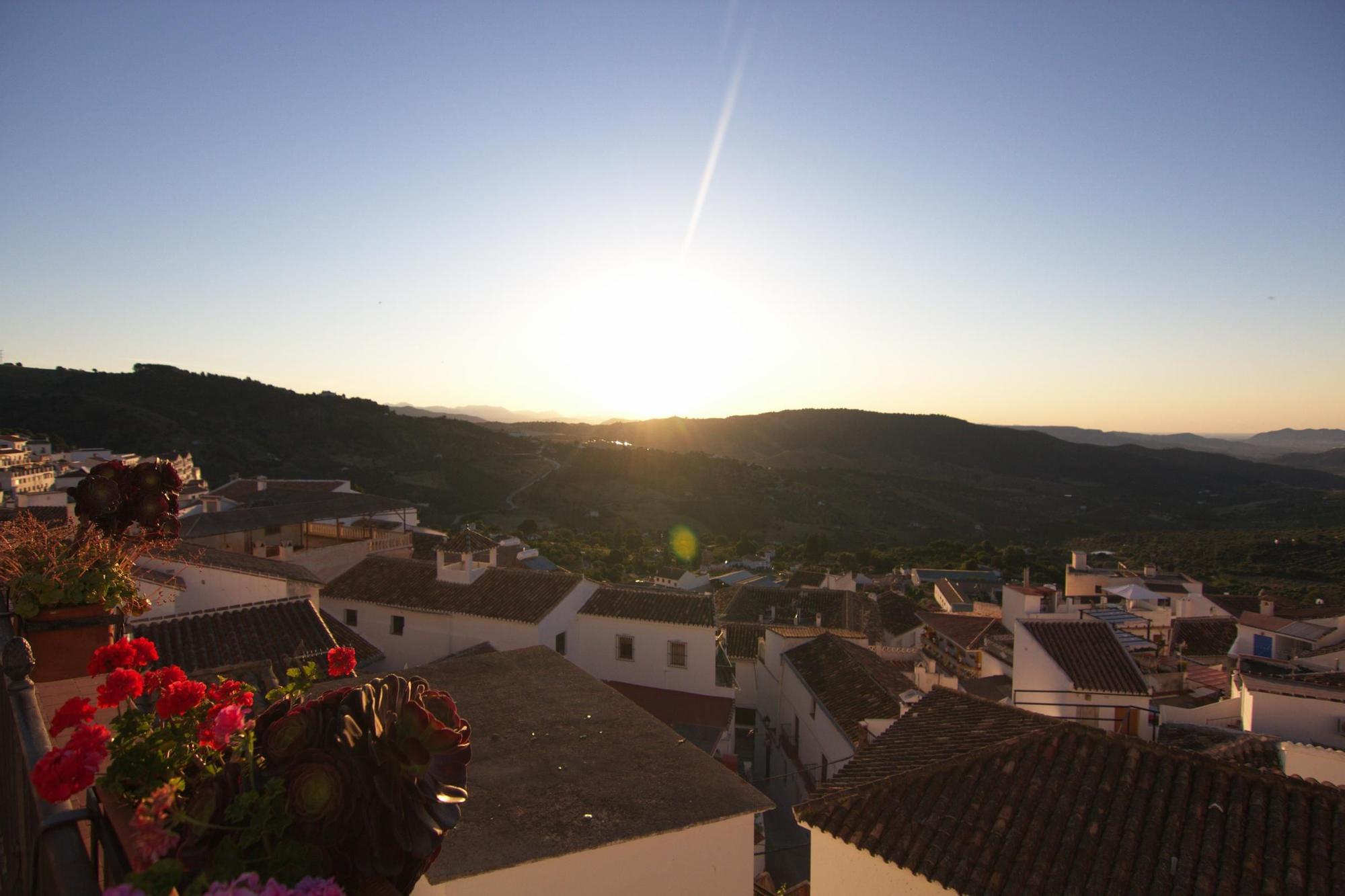 Vistas del pueblo al atardecer