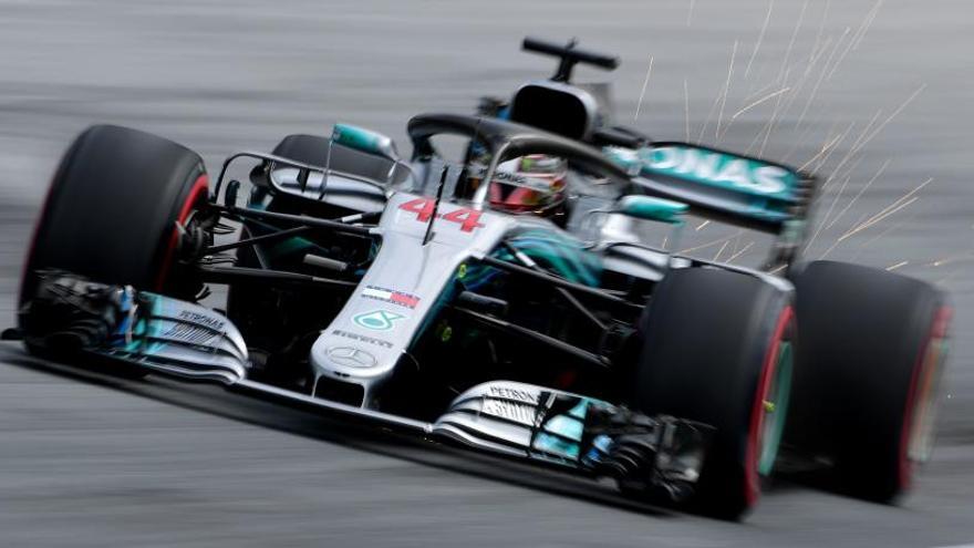 Lewis Hamilton en la pista del Red Bull Ring.