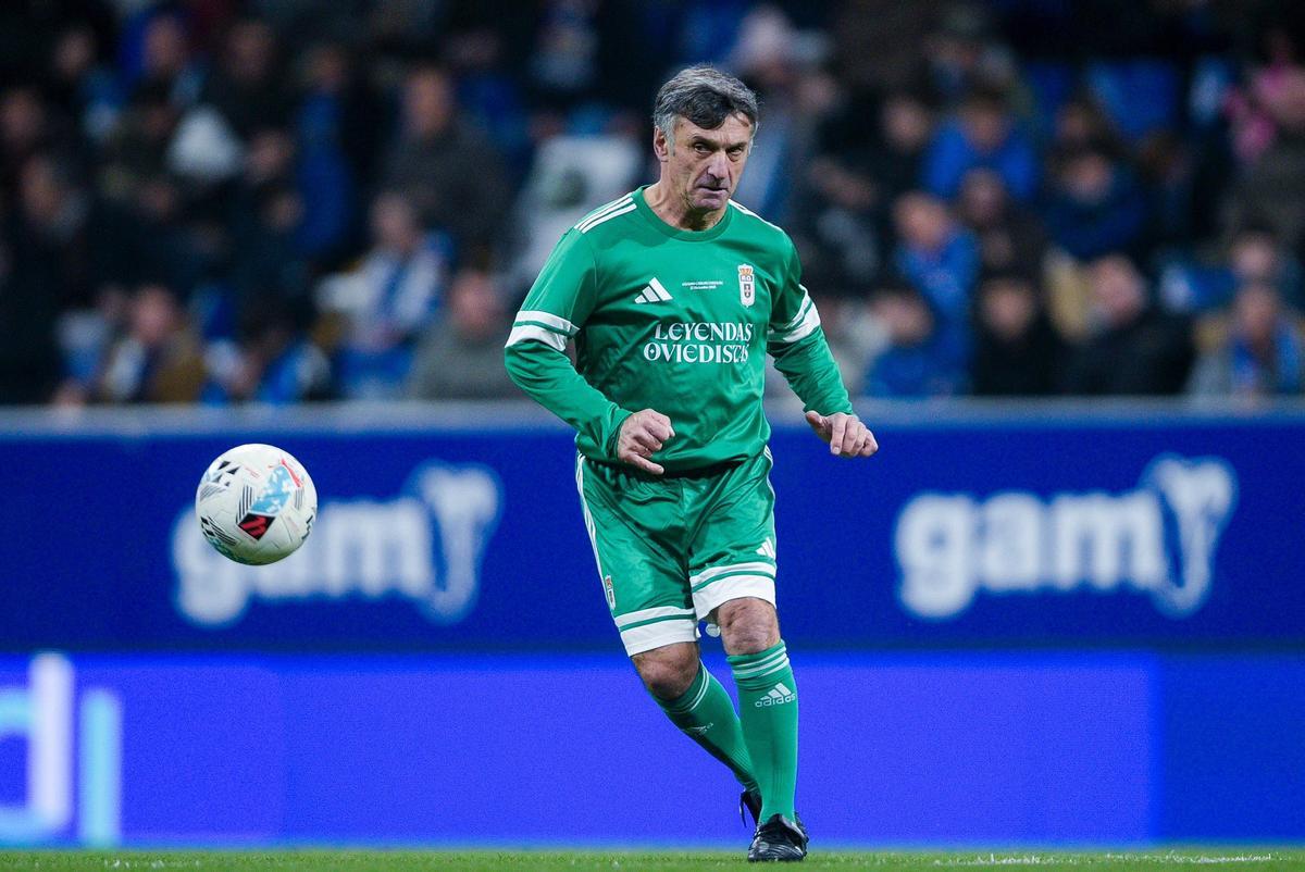 Herrera, en el partido de Leyendas.