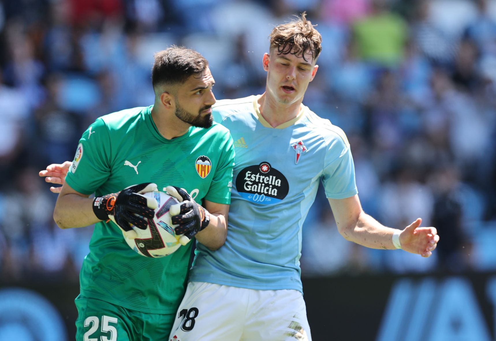 Las mejores imágenes del Celta - Valencia