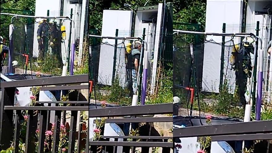 Susto en Caso al saltar una alarma (y acudir los bomberos) por el sobrecalentamiento de una instalación de baterías de emergencia