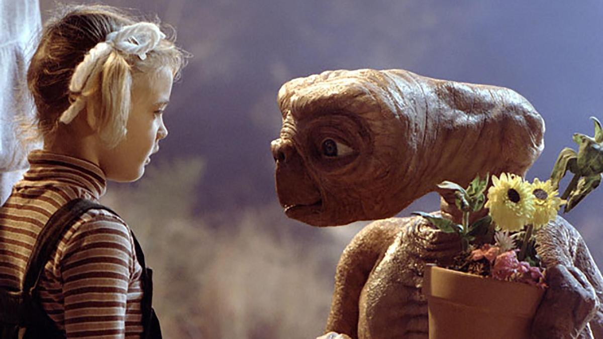 Fotograma de la película 'E.T', de Steven Spielberg