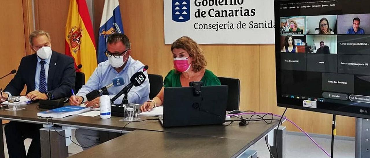 Presentación del programa de prevención de conductas suicidas del Gobierno canario.