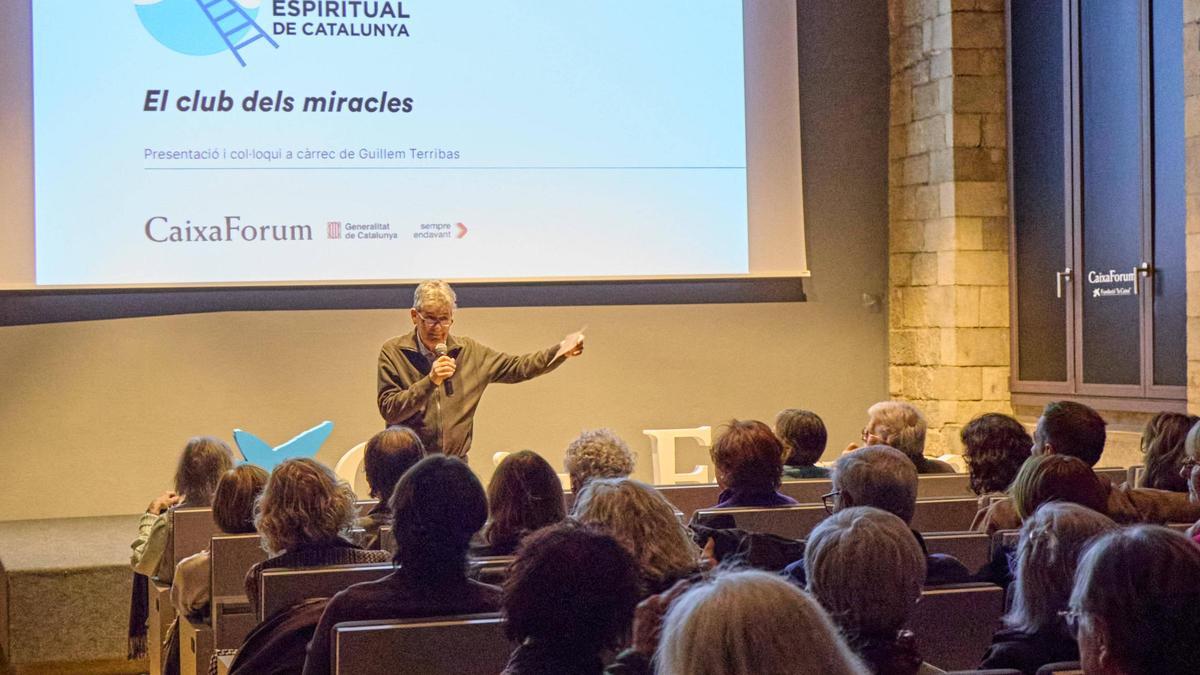 Un moment de l’acte a Girona, ahir.