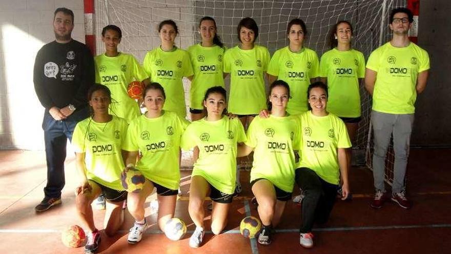 Las integrantes del Pabellón femenino.