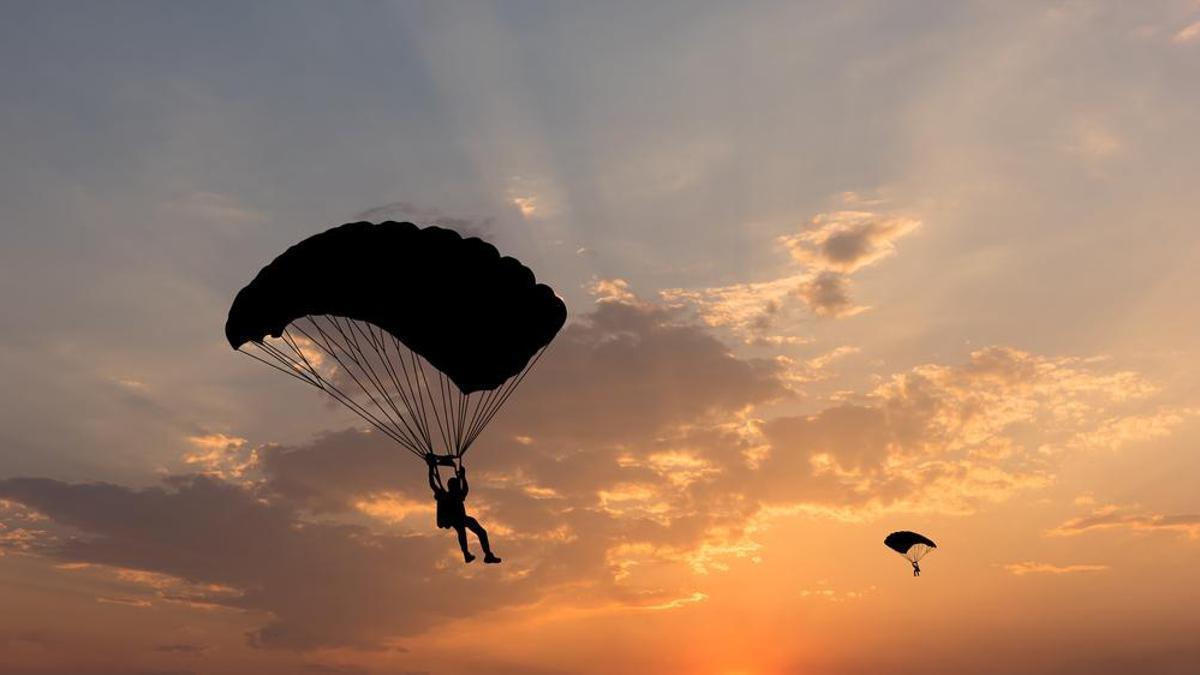 Un salto en paracaídas