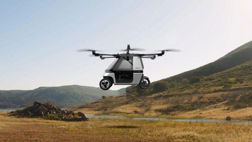 ¿Quieres una moto voladora? La tienes, se llama Kuickwheel Skyrider X6