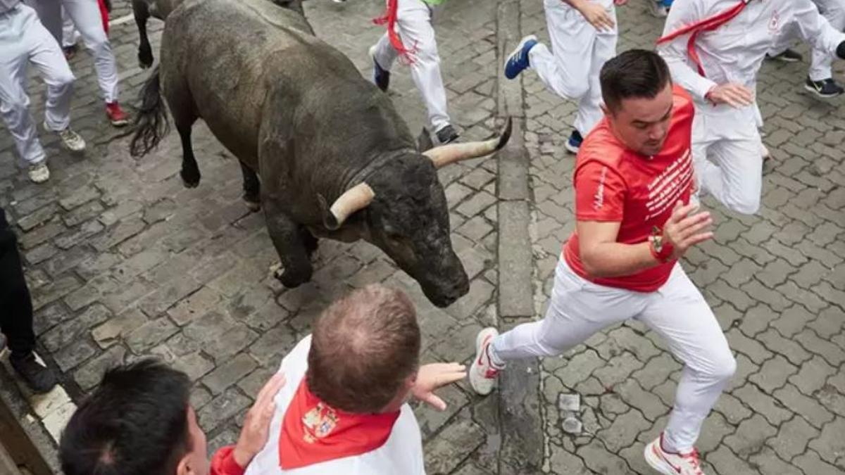 Así ha sido el séptimo encierro de San Fermín 2024