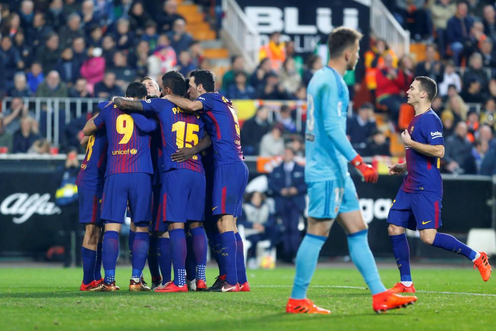 Les millors imatges del València-Barça (1-1)