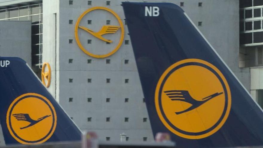 Aviones de Lufthansa.