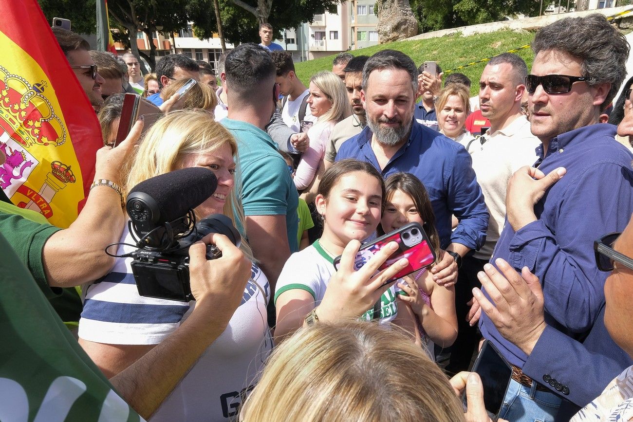 Mitin del presidente de VOX, Santiago Abascal, en Las Palmas de Gran Canaria