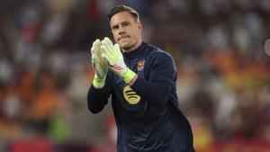 Ter Stegen en la final de la Copa del Rey. 
