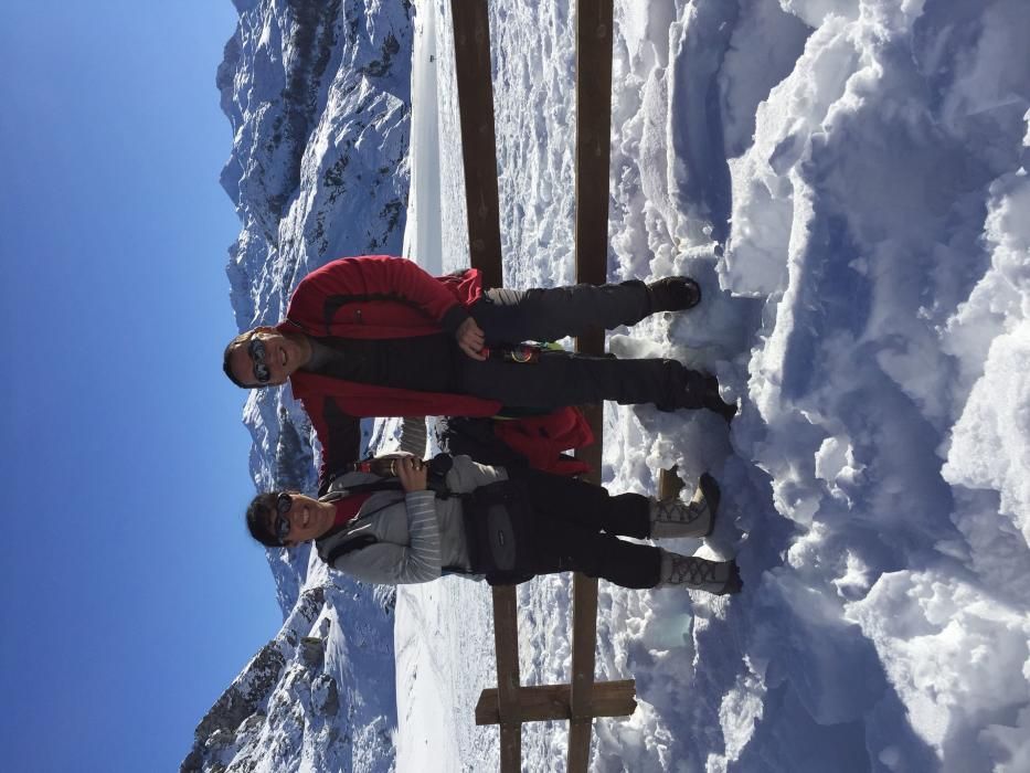 Los lagos de Covadonga nevados, atractivo en el puente de diciembre