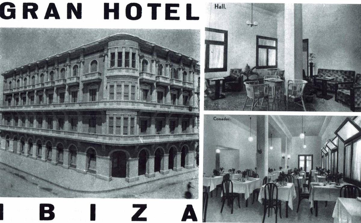 Façana i interiors del Gran Hotel Ibiza. / Viñets
