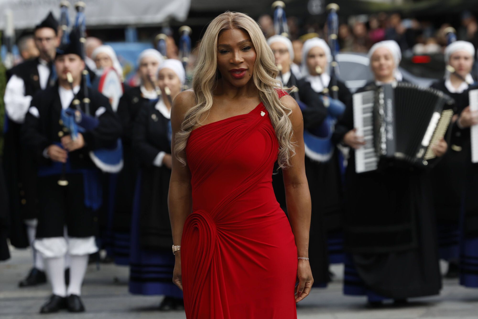 Premios Princesa. Entrada al teatro Campoamor de premiados. Kanon