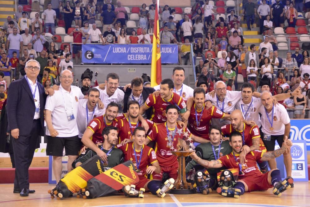 España gana el Europeo de Hockey en A Coruña