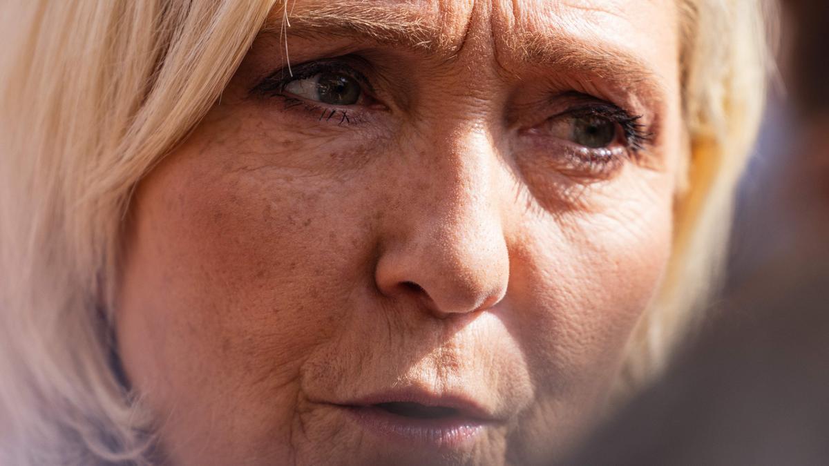 La líder de Reagrupación Nacional, Marien Le Pen, en una imagen del pasado 11 de septiembre en Pas de Calais.