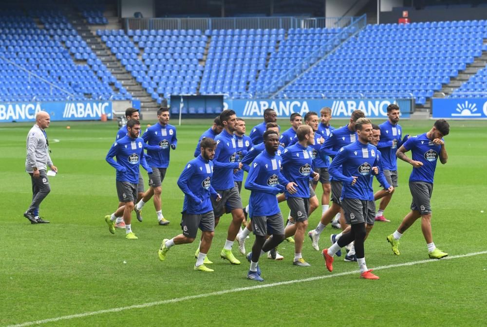 El Dépor prepara en Riazor el duelo de Las Palmas