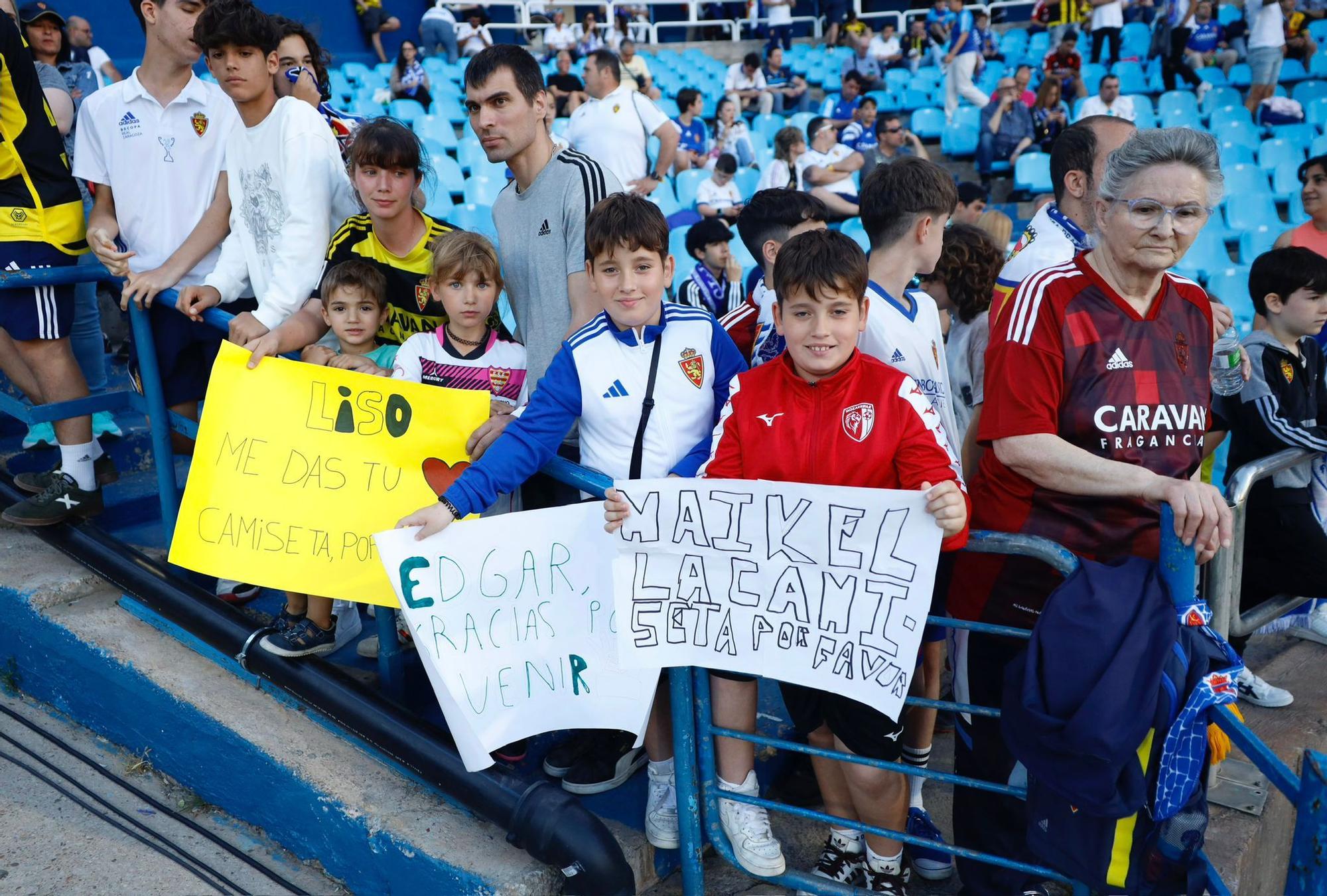 EN IMÁGENES | Último adiós al Gol Sur en el Real Zaragoza-Albacete