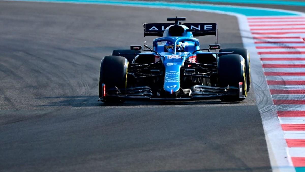 Fernando Alonso en el Yas Marina