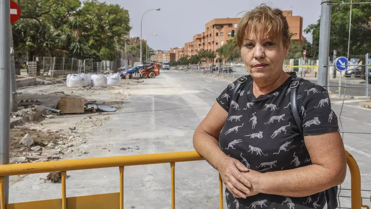 “Necesitamos que terminen de una vez las obras en el parque de San Blas, y sin talar ni un árbol más”