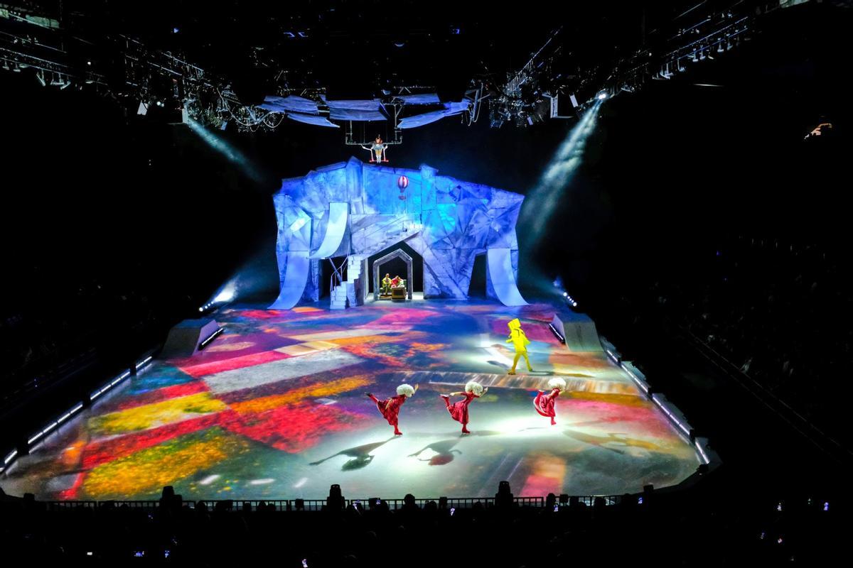 Así se prepara el Circo del Sol el espectáculo Crystal que estrena en Málaga