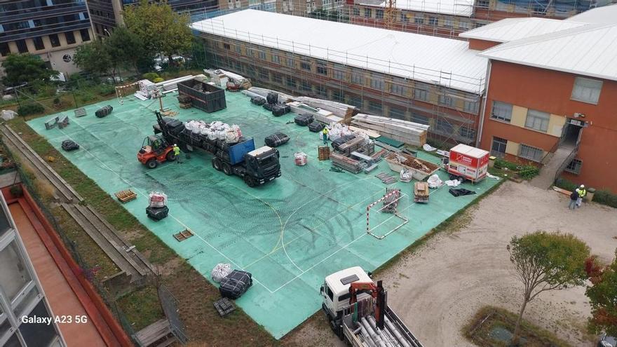La vuelta a las aulas del instituto de Zalaeta de A Coruña, condicionada por las obras: "El Anpa solicita de manera formal posponer el inicio de las clases"