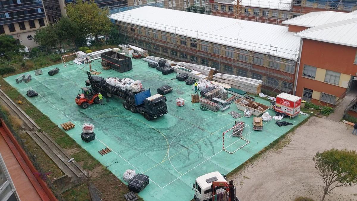 La vuelta al cole del instituto de Zalaeta de A Coruña, en el aire por las obras: "El Anpa solicita de manera formal posponer el inicio de las clases"
