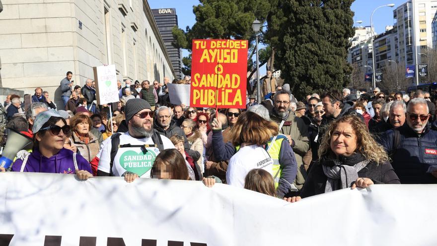 Médicos y pacientes de Madrid, unidos en defensa de la sanidad pública