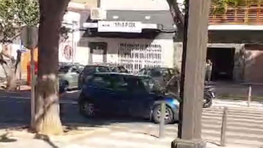 Espectacular persecución al volante por las calles de l&#039;Alcúdia