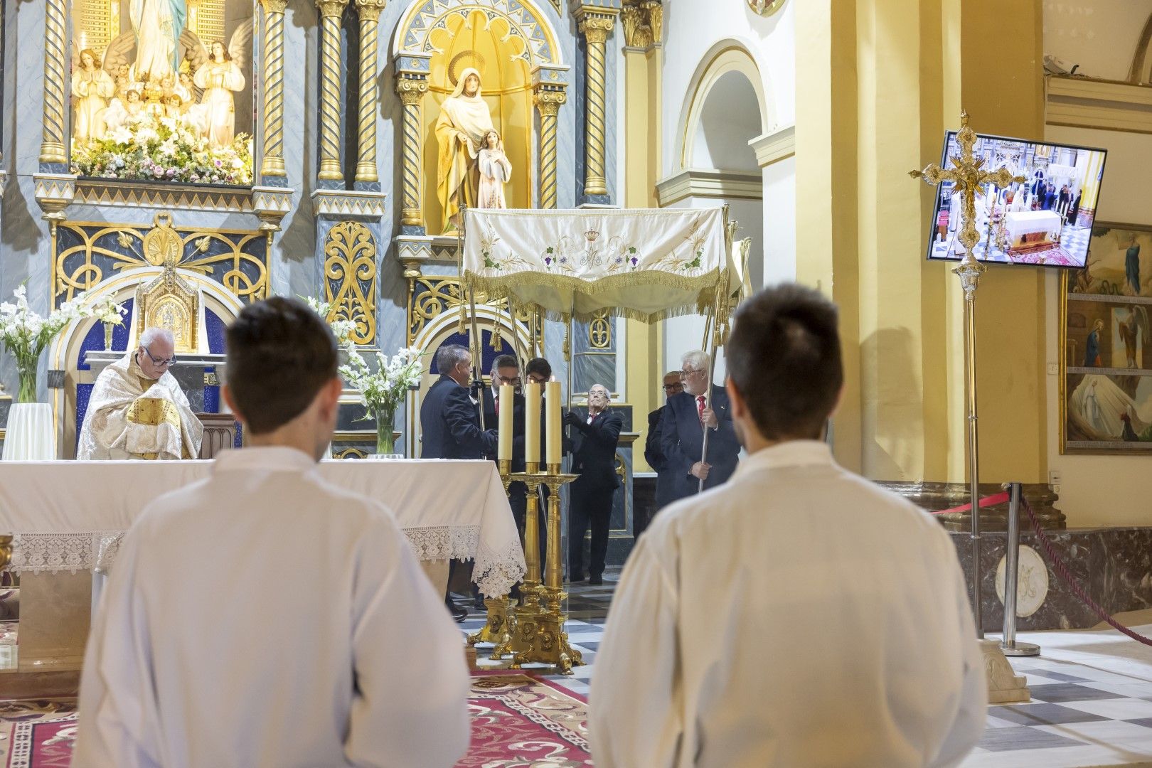 Procesión "del Comulgar" de San Vicente Ferrer en Torrevieja