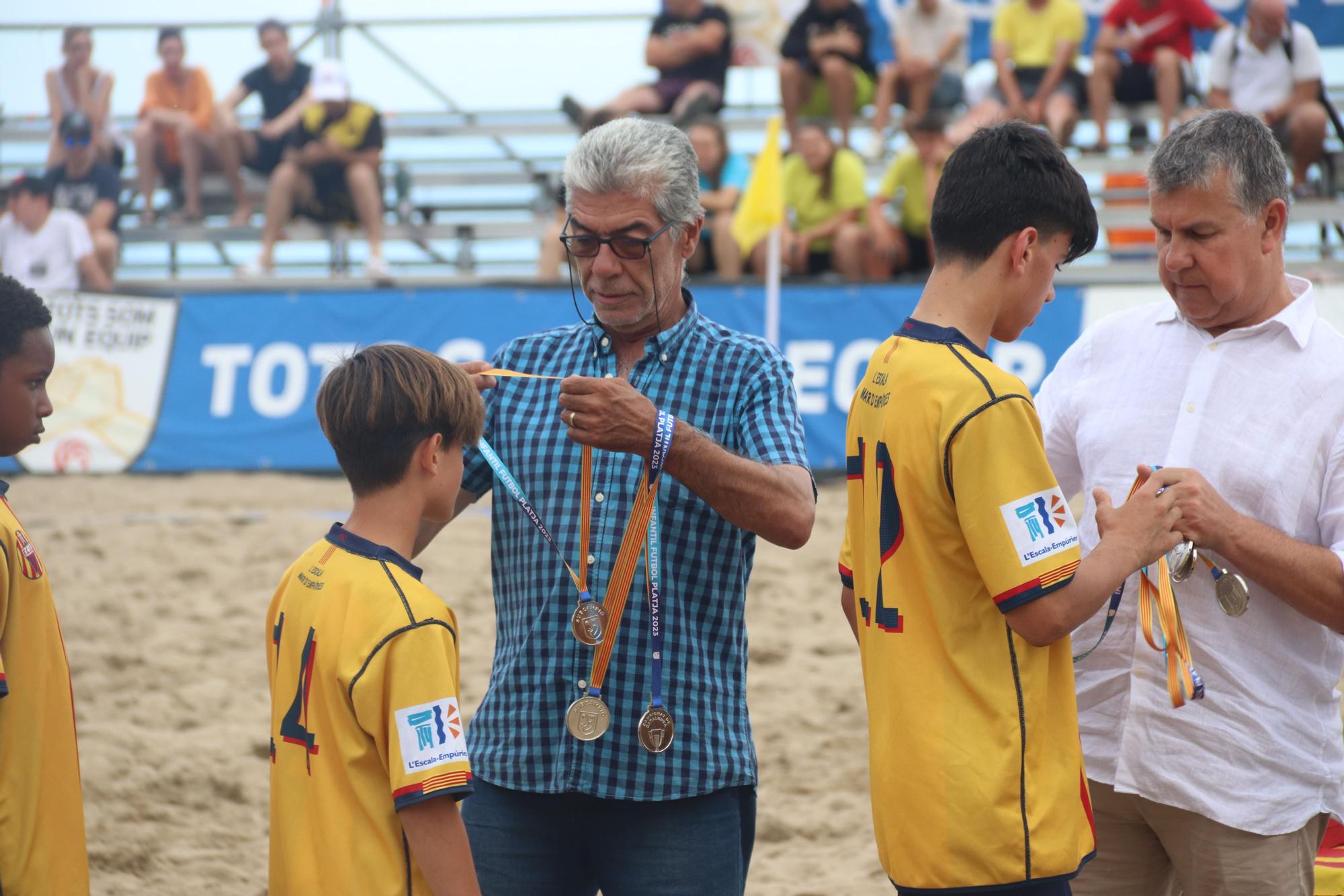 Campionats de Catalunya de futbol platja a Roses