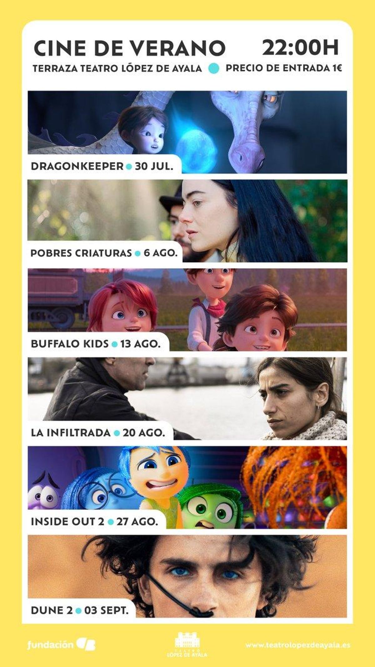 La programación completa.