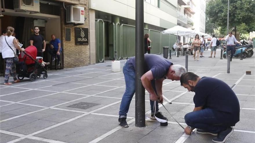 Urbanismo pone límites a los veladores del entorno de San Hipólito