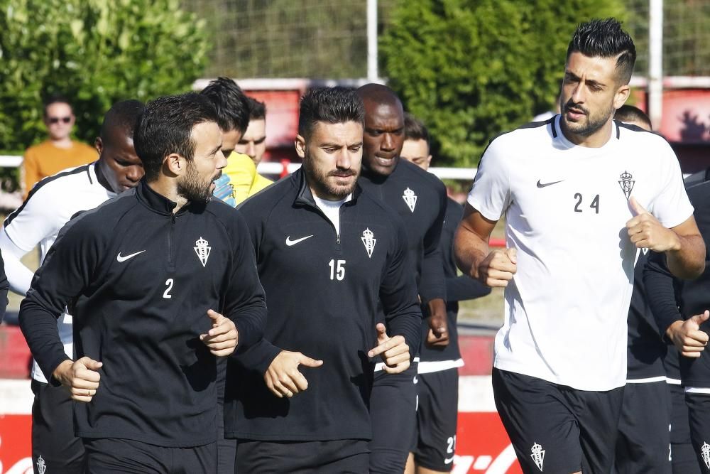 Entrenamiento del Sporting