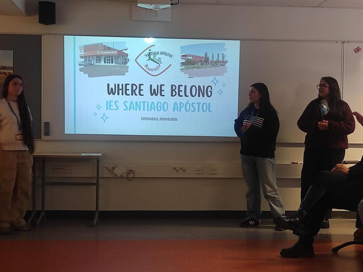 Alumnos del IES Santiago Apóstol en Finlandia.