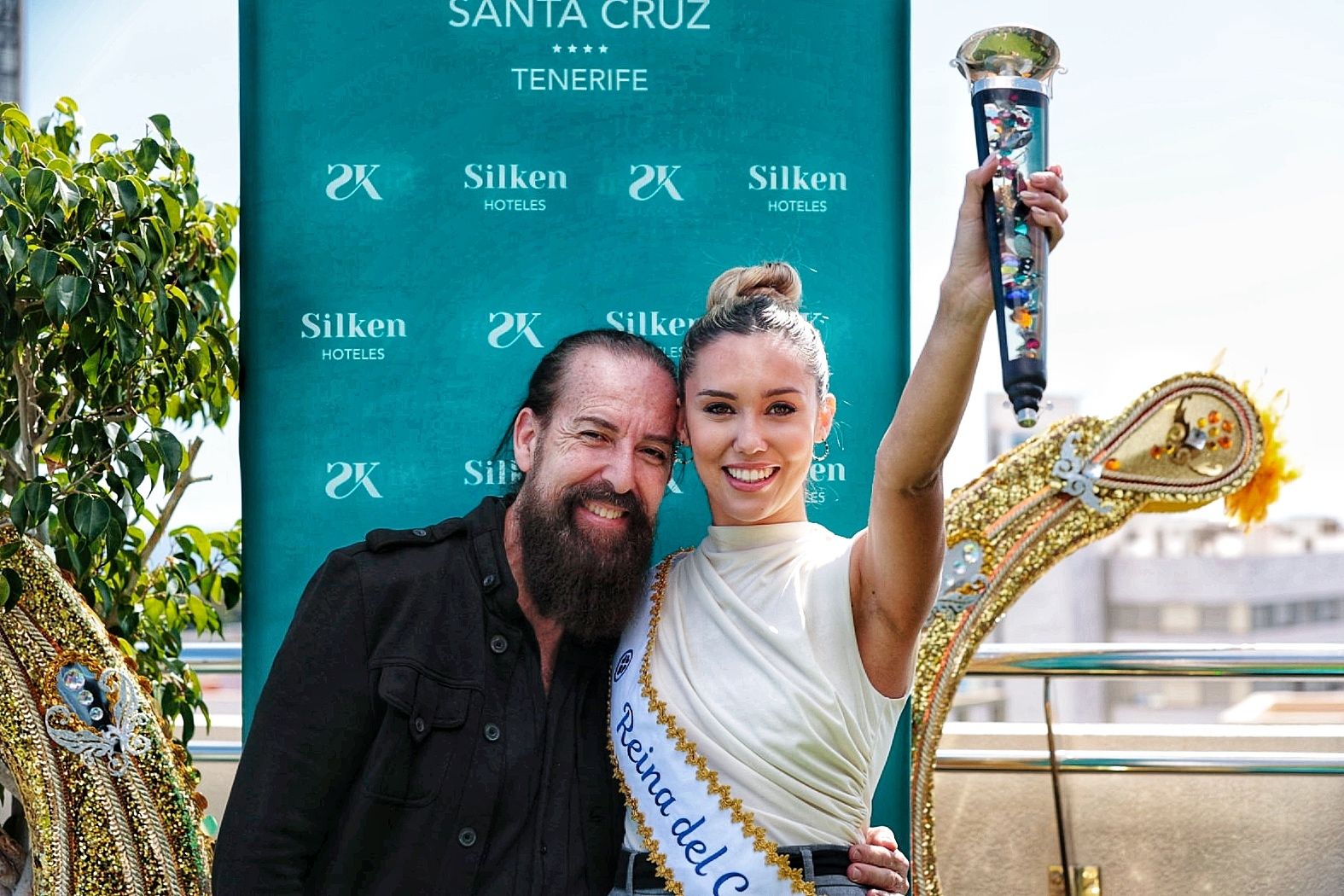 Rueda de prensa de la reina del Carnaval.