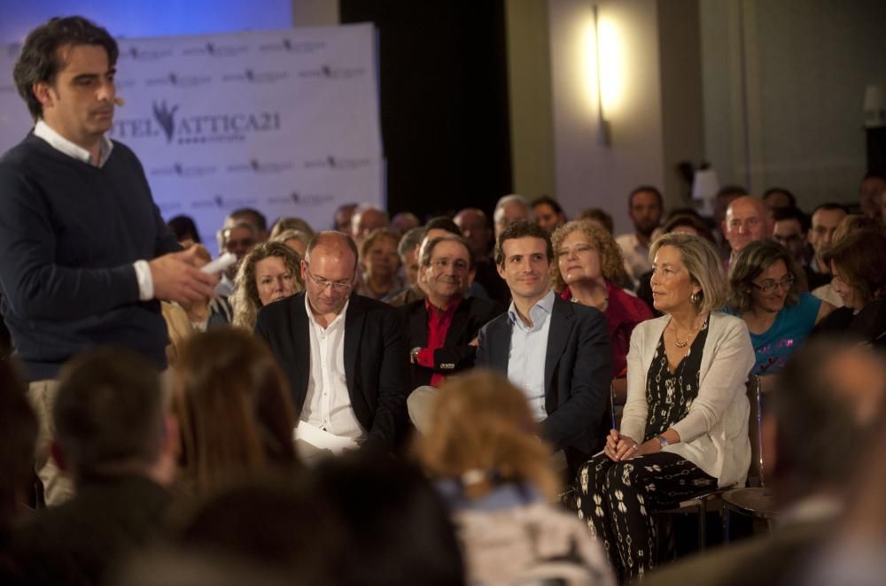 Pablo Casado en la presentación del PP coruñés