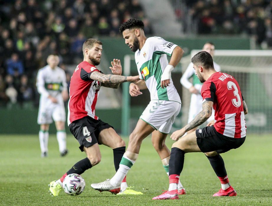 El Elche aguanta hasta el séptimo penalti pero cae ante el Athletic en la Copa del Rey