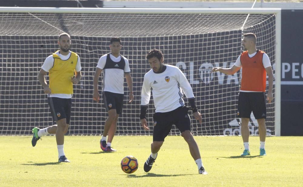Espectacular entrenamiento del Valencia CF