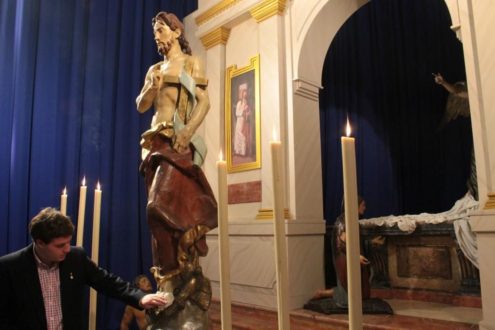 Besapié magno organizado por las cofradías de Málaga.