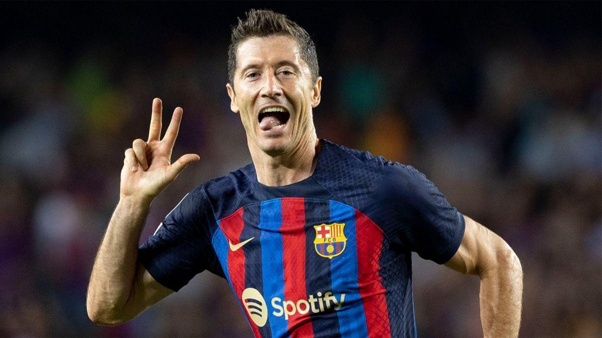 BARCELONA-VIKTORIA : El Hat-trick de Lewandowski