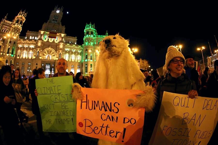 Manifestación en Madrid por la Cumbre del Clima