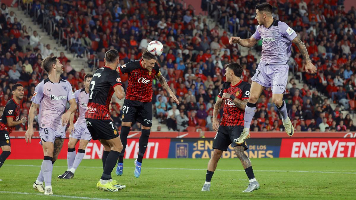 Partido de la primera vuelta de Liga entre Mallorca y Athletic.