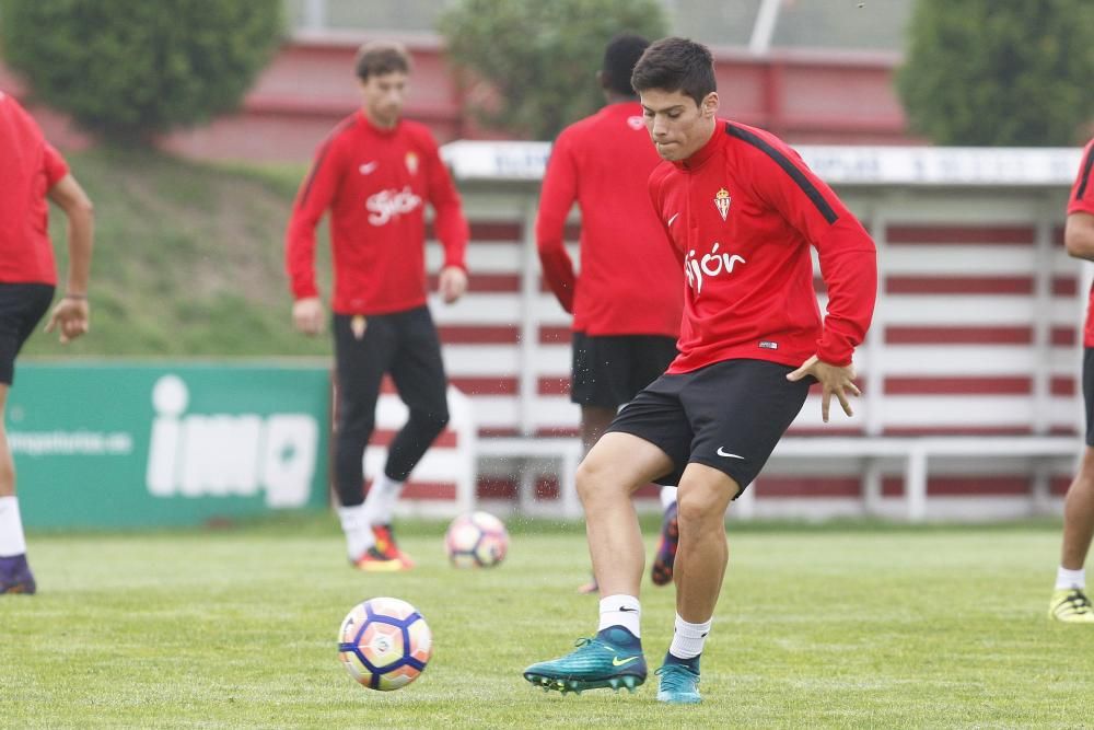 Entrenamiento del Sporting