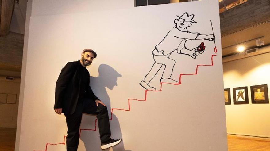Los 'Trazos' de David Pintor, en A Coruña: la exposición que va de sus caricaturas a dibujos de viajes y obras inéditas