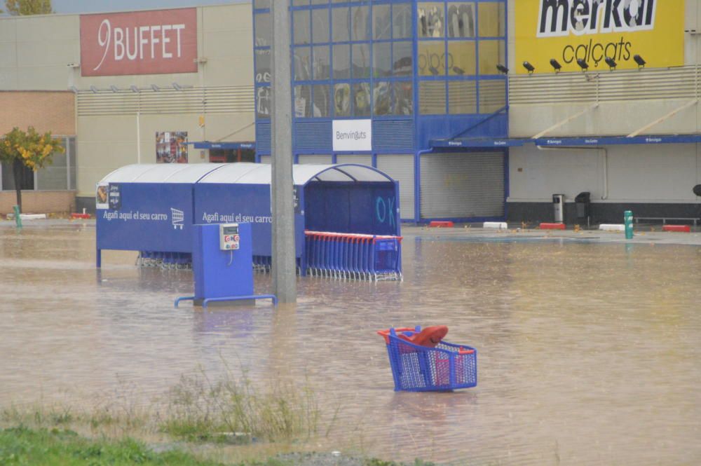 Imatges del temporal del diumenge 18 de novembre