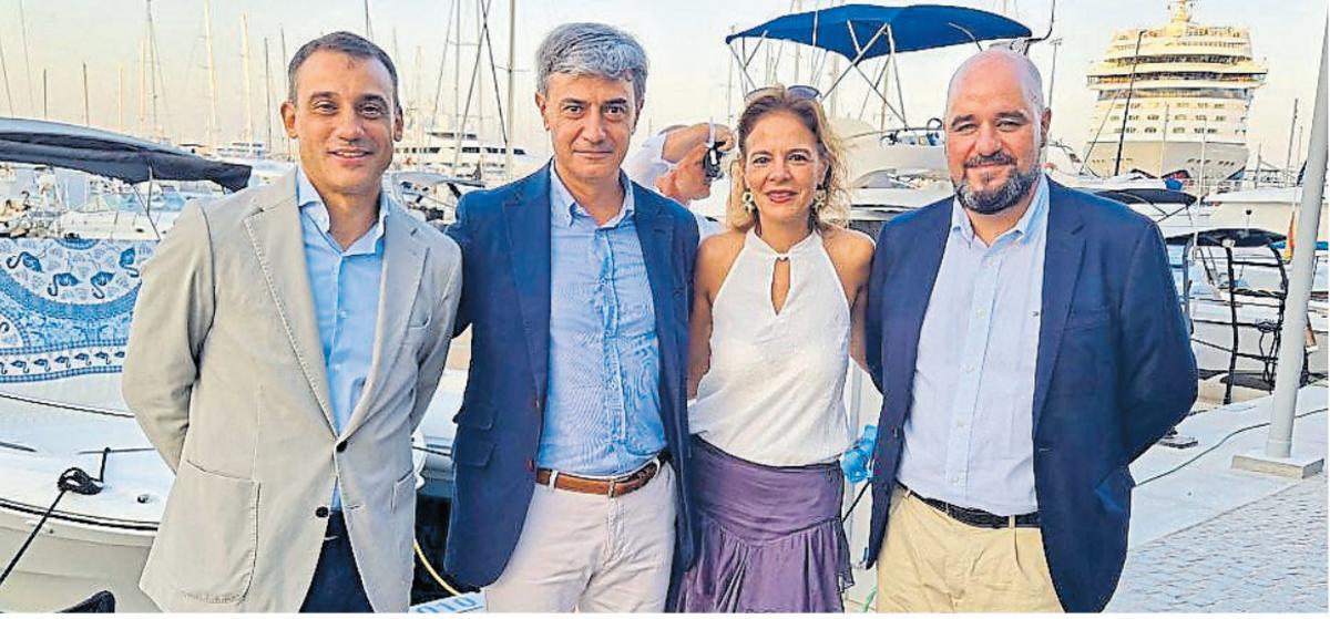 Julio Domínguez, José Antonio Sánchez, Celia Torrevadella y Alfredo Mazcuñan.