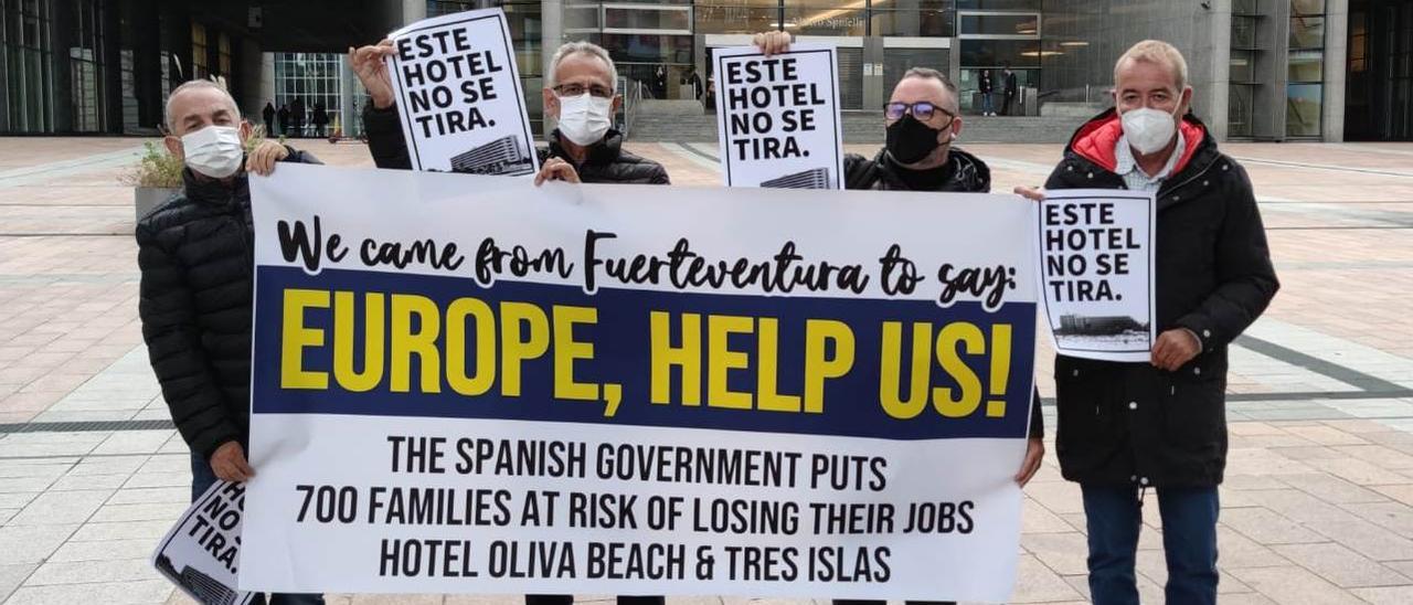 La Eurocámara pide explicaciones al Gobierno de Canarias por el bloqueo del Hotel Oliva Beach en Fuerteventura